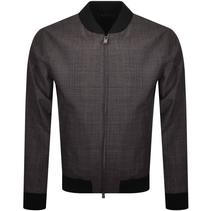 Alternative Image for ProductBOSS Nolwin 1 Slim Fit Bomber Jacket Black1